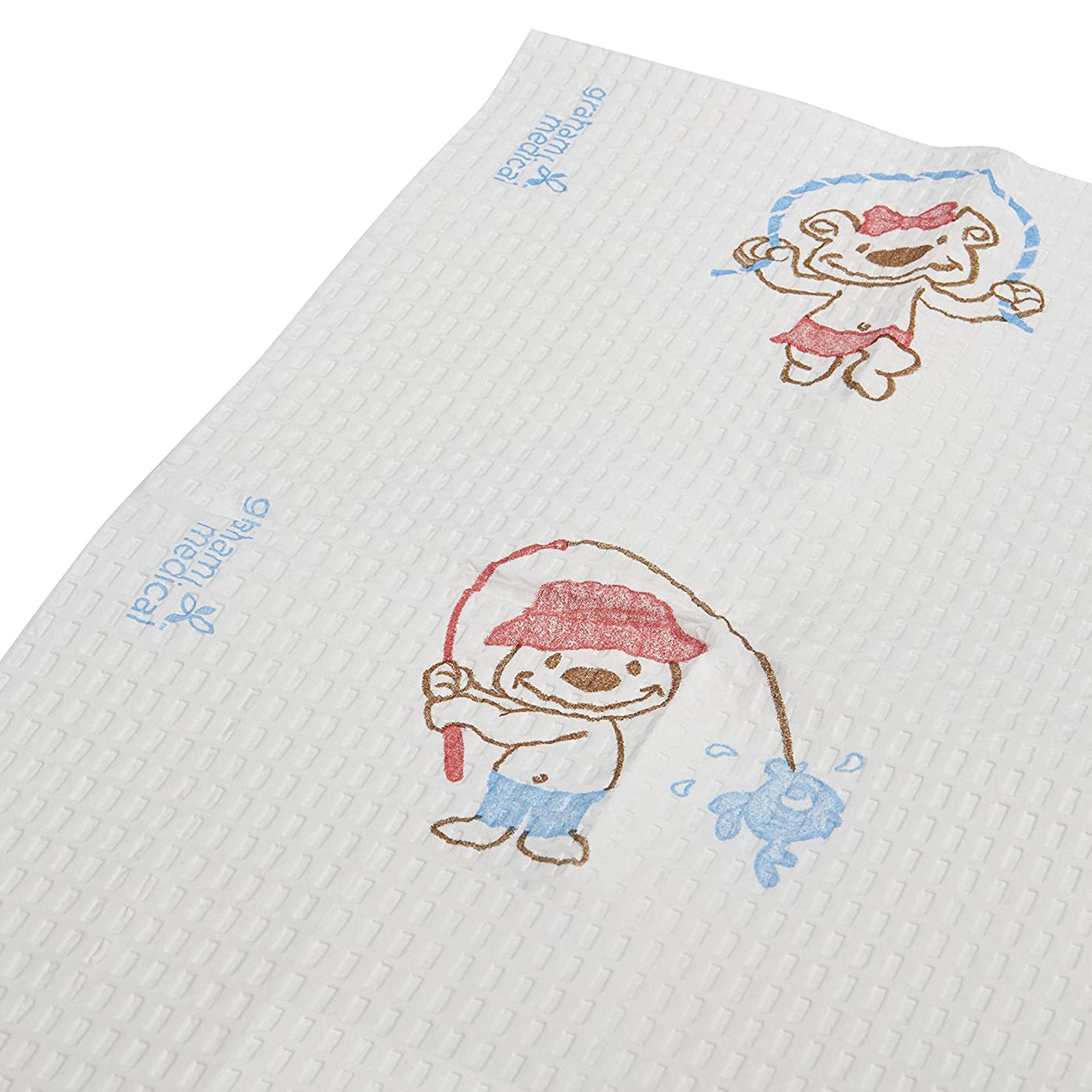 Towel 2-Ply Tissue/Poly Activity Bears® 13.5″ x 18″ [196] (500/CS) by Graham Medical  ID 70196N